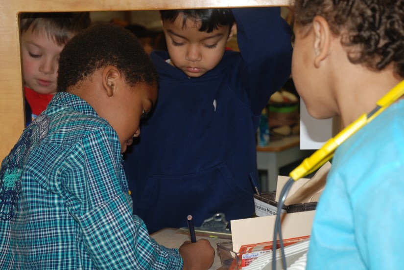 Making an appointment at the doctor's.