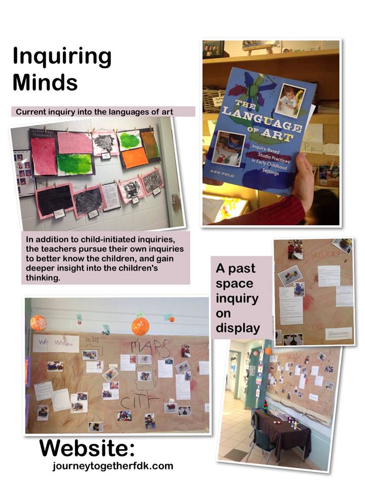 Photos of our classroom shared by a learning team, Kristen and Gemma.